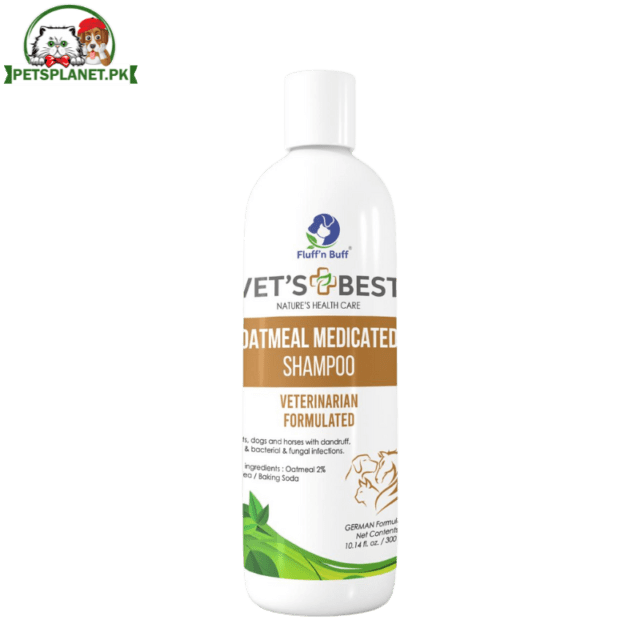 Fluff & Buff Oatmeal Shampoo for Fungal Infections and Bacteria - Soothe and Protect Your Pet