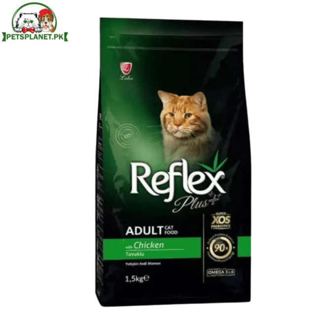 Reflex Plus Adult Chicken Dry Cat Food in Three packing Sizes