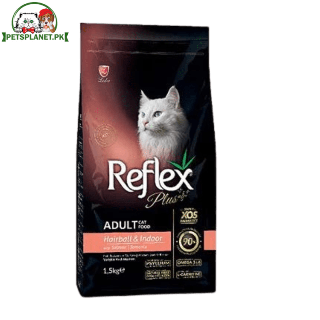 Reflex Plus Hairball & Indoor (Salmon) Adult Cat Dry Food