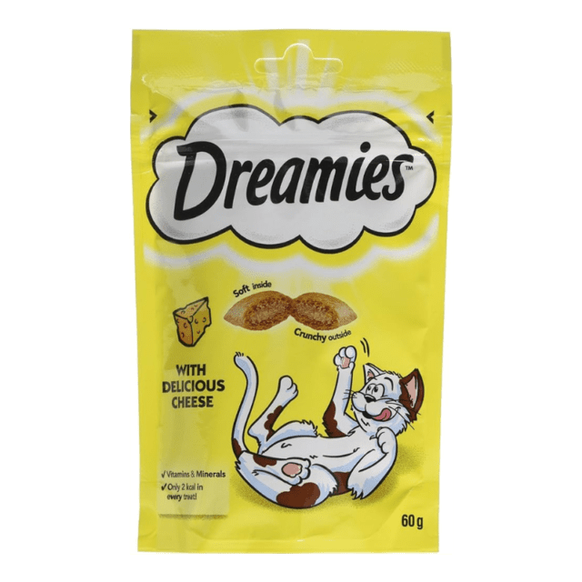 Dreamies Cat/Kitten Dry Treats in Five Different Flavors