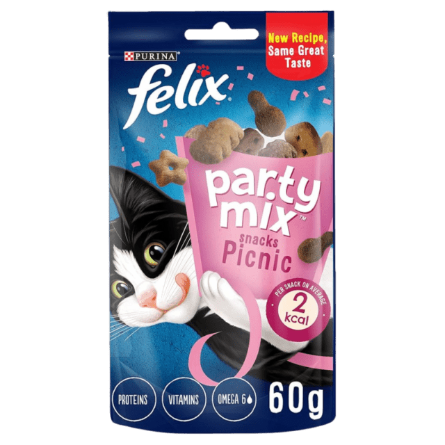 Felix Party Mix Dry Cat/kitten Treats in 4 Different Flavors