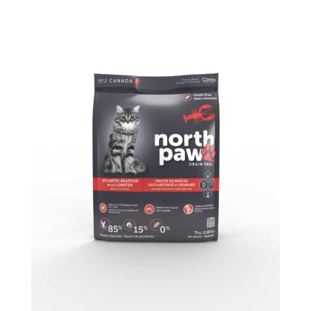 North Paw Grain Free Atlantic SeaFood with Lobster Adult Cat Food 1kg