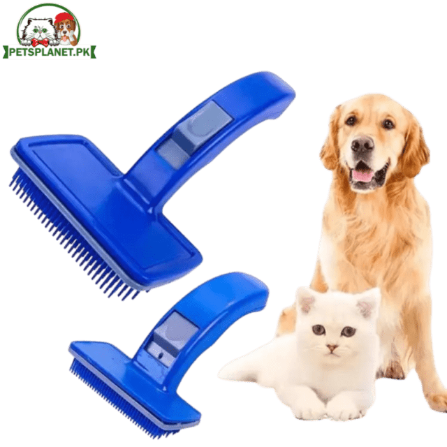 Push Button Grooming Brush 2