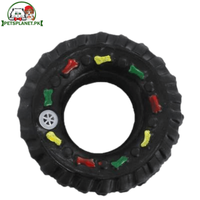 Squeeky Wheel Rubber Teether