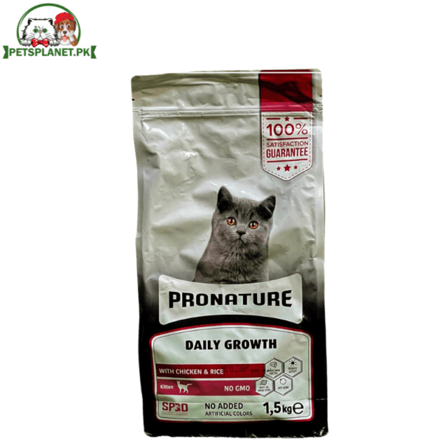 Pronature Daily Growth with Chicken & Rice Dry Kitten Food in 1.5kgs & 10Kgs