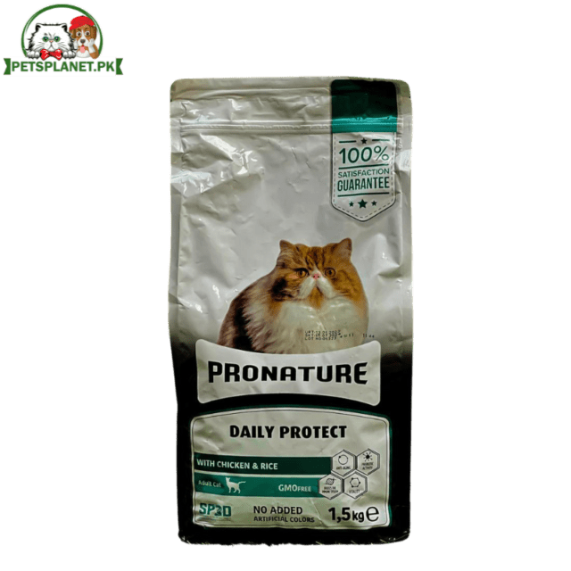 Pronature Daily Protect with Chicken & Rice Dry Adult Cat Food in 1.5kgs & 10Kgs