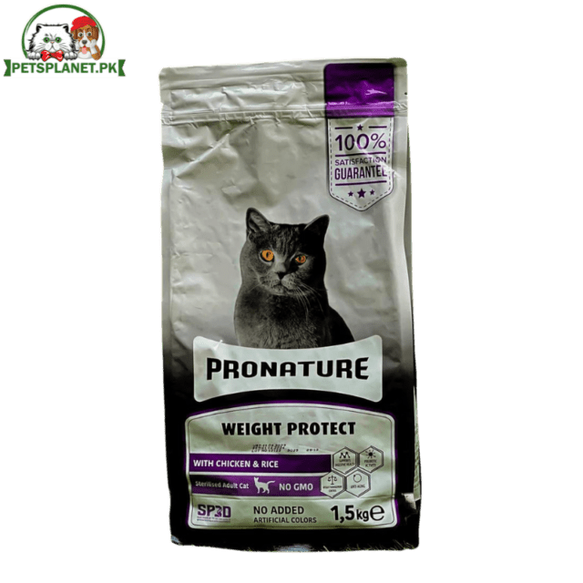 Pronature Weight Protect with Chicken & Rice Dry Adult Cat Food in 1.5kgs & 10Kgs