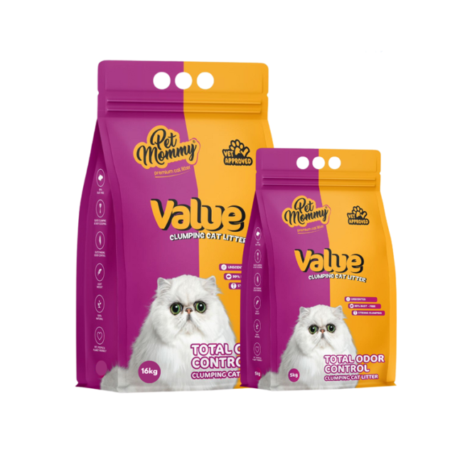 Pet Mommy Value Clumping Cat Litter front